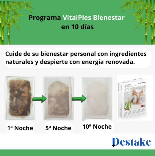 VitalPies Bienestar - Contribuya a su bienestar de forma natural - 10 Unidades