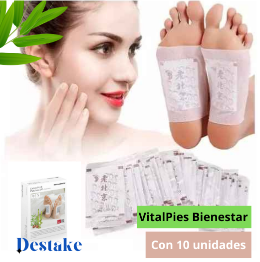 VitalPies Bienestar - Contribuya a su bienestar de forma natural - 10 Unidades