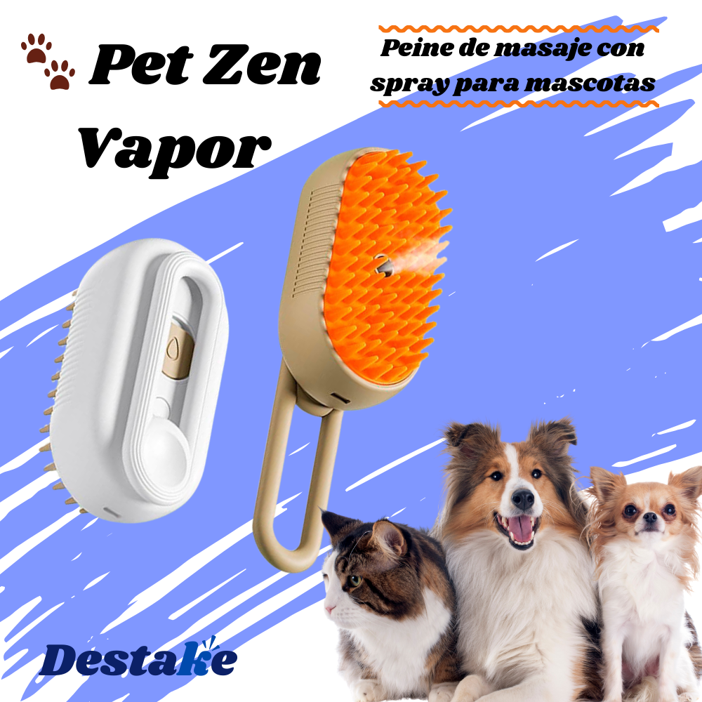 Cepillo PetZen Vapor Para Mascotas